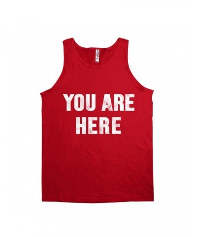 John Lennon Unisex Tank Top | You Are Here Distressed Design Worn By Shirt $10.91 Shirts