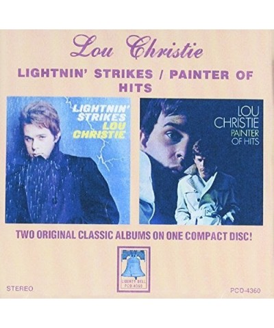 Lou Christie LIGHTNIN STRIKE / PAINTER OF HITS (28 CUTS) CD $21.91 CD