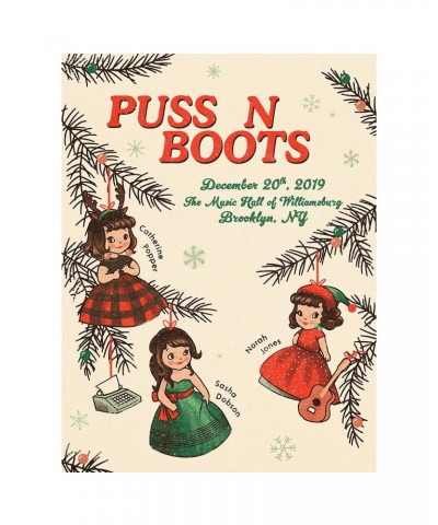 Norah Jones Puss N Boots Ornaments Poster New York 2019 $2.47 Decor