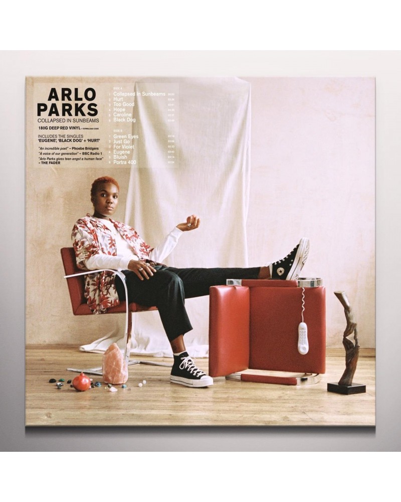 Arlo Parks Collapsed In Sunbeams (Deep Red Vinyl) Vinyl Record $6.64 Vinyl