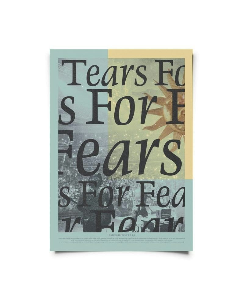 Tears For Fears 2019 EU TOUR POSTER $4.64 Decor