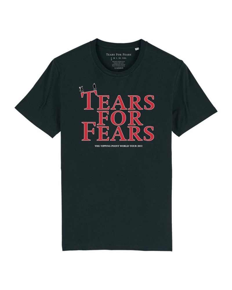 Tears For Fears 2022 TOUR BLACK TEE $8.32 Shirts