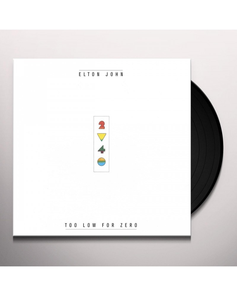 Elton John Too Low For Zero Vinyl Record $16.68 Vinyl