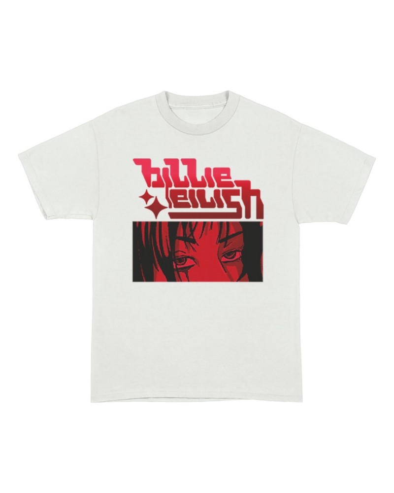 Billie Eilish T-Shirt - Billie Eilish (White) (Bolur) $4.21 Shirts