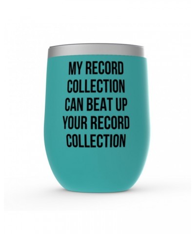 Music Life Wine Tumbler | Record Collection Bully Stemless Wine Tumbler $5.77 Drinkware