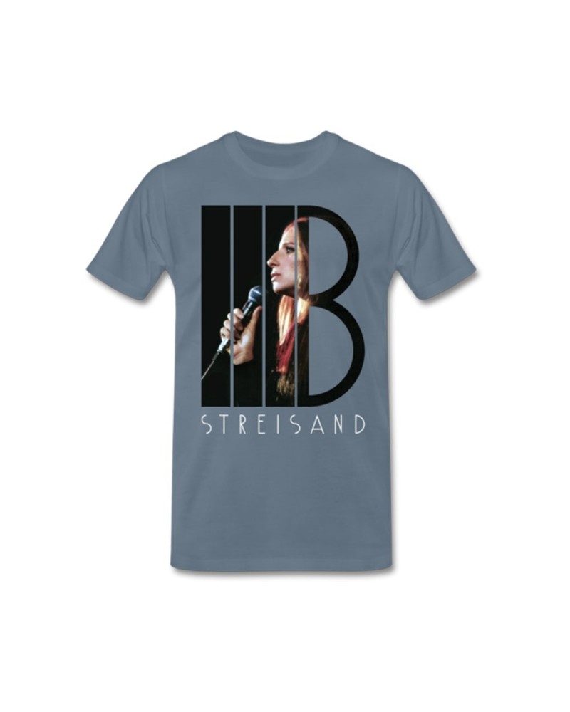 Barbra Streisand B Blue T-Shirt $8.16 Shirts