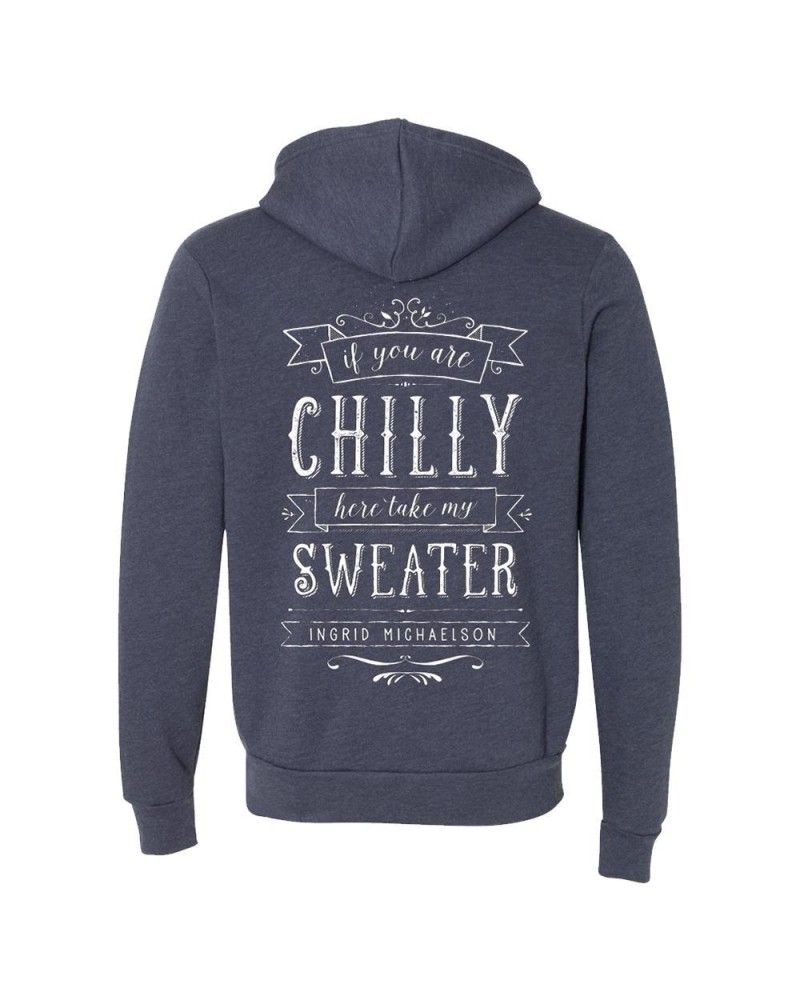 Ingrid Michaelson Chilly Zip Hoodie $18.20 Sweatshirts