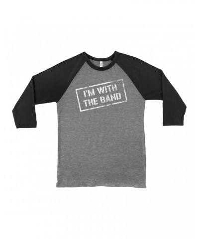 Music Life 3/4 Sleeve Baseball Tee | I'm With The Band Shirt $5.32 Shirts