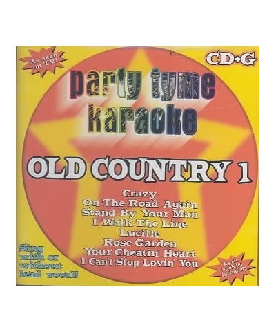Party Tyme Karaoke Old Country 1 (8+8-song CD+G) CD $10.00 CD