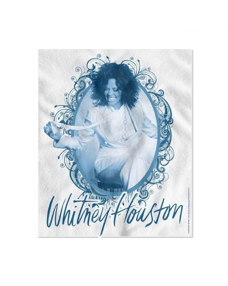 Whitney Houston Vintage Frame Fleece Blanket $9.80 Blankets