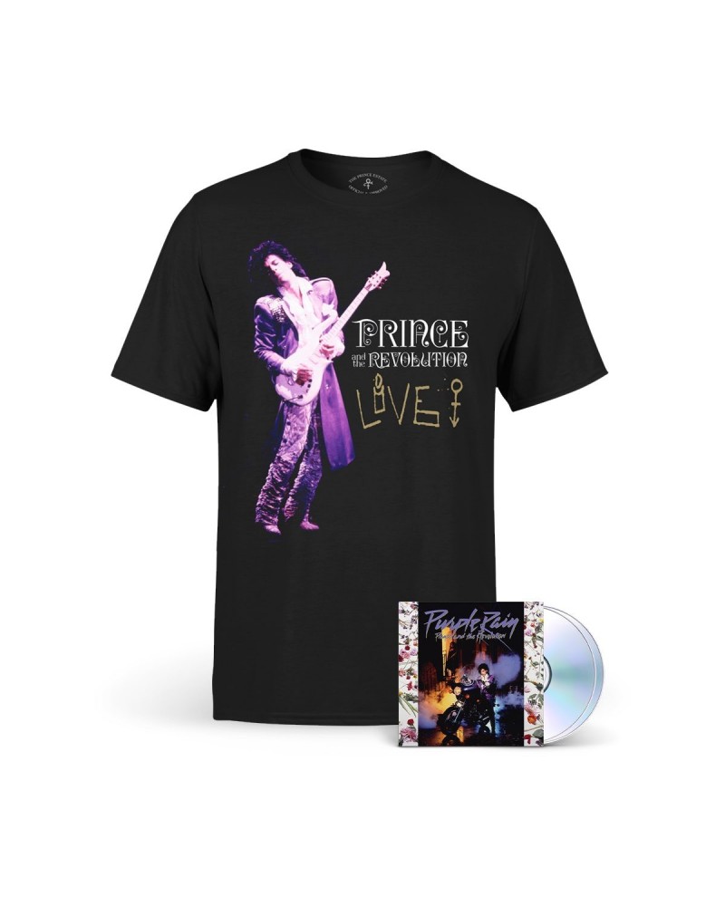 Prince Live (Tour T-shirt) & Purple Rain Deluxe (2CD) $8.49 CD