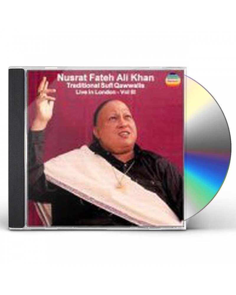 Nusrat Fateh Ali Khan LIVE IN LONDON 3 CD $6.00 CD