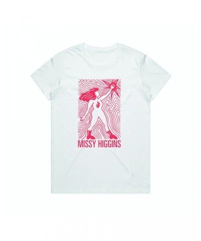 Missy Higgins Ladies White Wonder Women Tee $8.33 Shirts