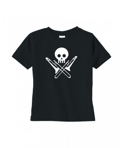 Music Life Toddler T-shirt | Skull And Trombones Toddler Tee $13.74 Shirts