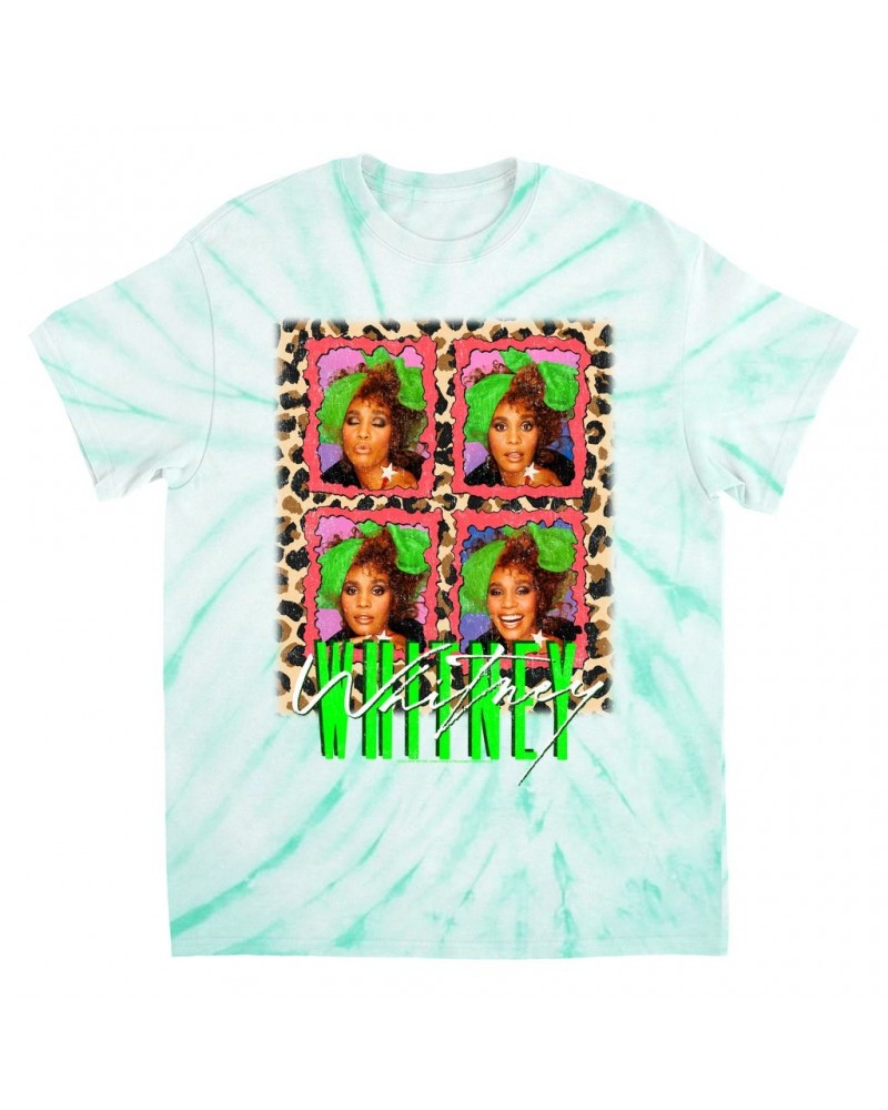 Whitney Houston T-Shirt | Leopard Pop Art Tie Dye Shirt $10.55 Shirts
