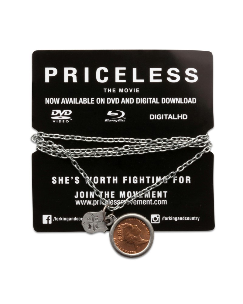 for KING & COUNTRY COIN + CREST Priceless Necklace $16.33 Accessories
