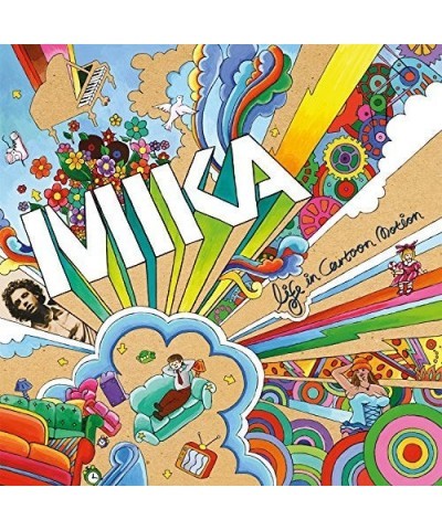 MIKA Life In Cartoon Motion Vinyl Record $5.88 Vinyl
